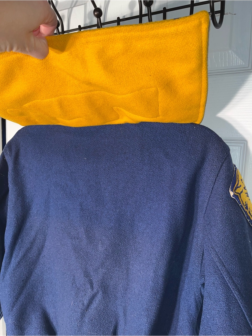Vintage Letterman Jacket Varsity Panthers Women’s Small Butwin Brand Cheer Ellen - Picture 11 of 13